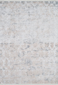 Classic Beige Area Rug – Digital Print Non Slip Washable Carpet for Living Room