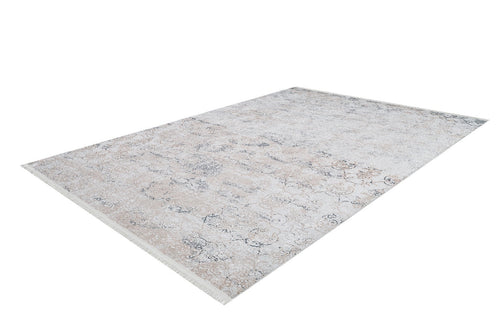 Classic Beige Area Rug – Digital Print Non Slip Washable Carpet for Living Room