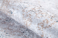 Classic Beige Area Rug – Digital Print Non Slip Washable Carpet for Living Room