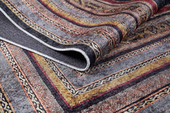 Digital Print Area Rug – Black Frame Rug | Stylish Antibacterial Non Slip Carpet