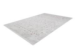 Modern Area Rug – Beige Digital Print Non Slip Carpet for Living Room Use