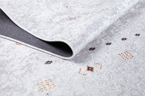 Modern Area Rug – Beige Digital Print Non Slip Carpet for Living Room Use