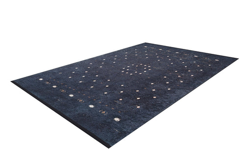 Tamaulipas Black Modern Digital Print Area Rug
