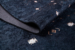 Tamaulipas Black Modern Digital Print Area Rug