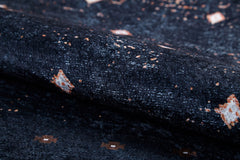 Tamaulipas Black Modern Digital Print Area Rug