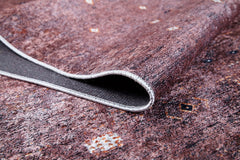 Modern Area Rug – Brown Digital Print Rug | Non Slip Antibacterial Carpet