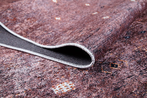 Modern Area Rug – Brown Digital Print Rug | Non Slip Antibacterial Carpet