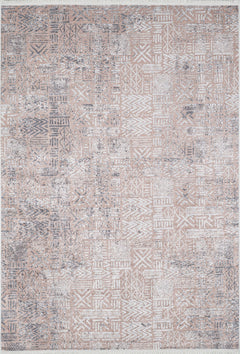 Modern Digital Area Rug – Beige Non Slip Antibacterial Carpet for Living Room