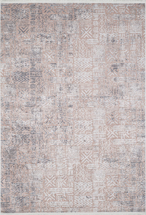 Modern Digital Area Rug – Beige Non Slip Antibacterial Carpet for Living Room