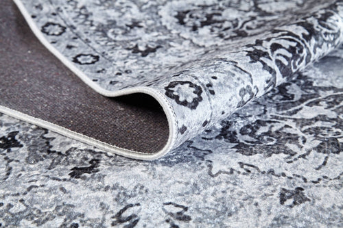 Bystrzyca Grey Design Digital Print Area Rug