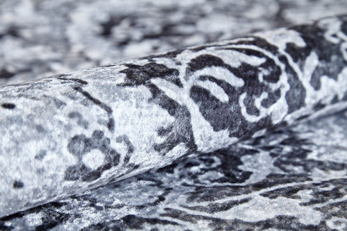 Bystrzyca Grey Design Digital Print Area Rug