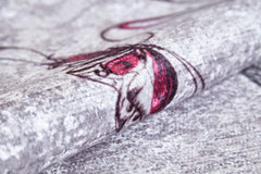 Pink Area Rug - Sulinowo Digital Print Figured Carpet | Non Slip, Antibacterial