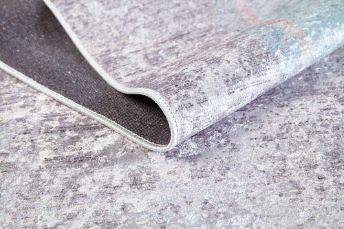 Kids Purple Rug – Digital Print Figured Carpet | Non Slip, Antibacterial, Allergy Friendly