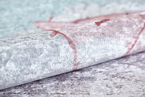 Kids Purple Rug – Digital Print Figured Carpet | Non Slip, Antibacterial, Allergy Friendly