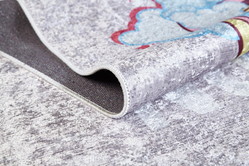 Purple Unicorn Kids Rug – Digital Print Carpet | Antibacterial, Non Slip, Hypoallergenic