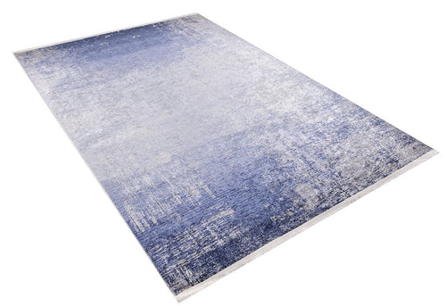 Modern Area Rug – Blue Digital Print Carpet | Antibacterial Non Slip Floor Covering