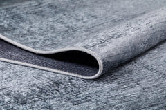 Modern Digital Print Rug - Grey Area Rug with Non Slip, Antibacterial Features