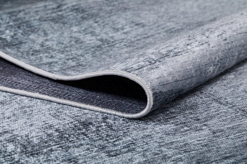 Modern Digital Print Rug - Grey Area Rug with Non Slip, Antibacterial Features