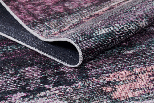 Modern Digital Area Rug – Purple Digital Print Carpet, Non Slip & Antibacterial