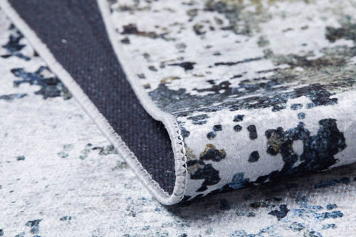 ivanovo Grey Modern Digital Print Area Rug