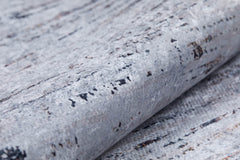 Modern Area Rug - Grey Digital Print Carpet | Non Slip Washable Floor Covering