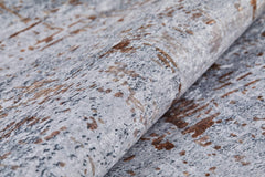 Modern Area Rug – Grey Digital Print Carpet | Non Slip, Antibacterial Floor Covering