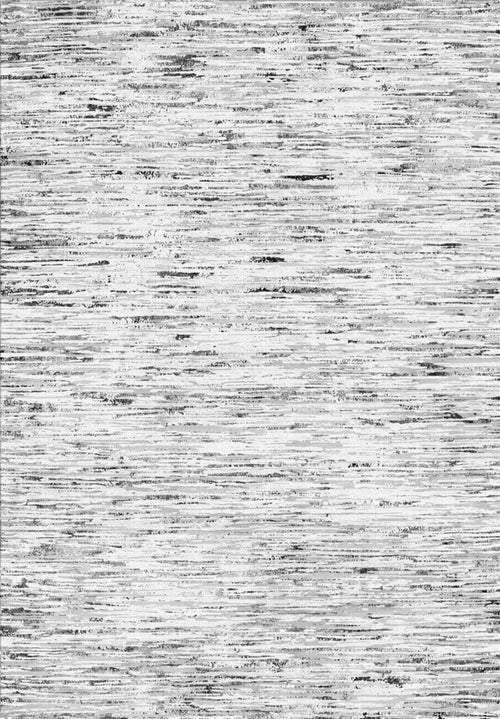 Grey Striped Area Rug - Digital Print Washable Non Slip Carpet for Living Room