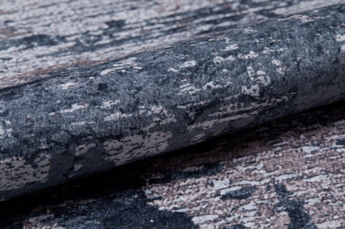 Tver Grey Modern Digital Print Area Rug