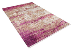 Modern Digital Area Rug – Pink Printed Carpet | Antibacterial, Non Slip, Washable