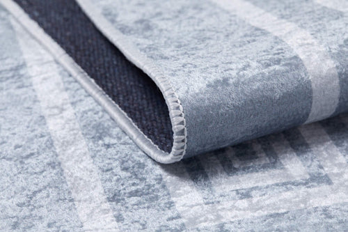 Dimitrovgrad Grey Frame Digital Print Area Rug