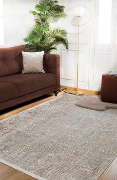 Modern Digital Print Rug - Beige Area Rug Non Slip Antibacterial Carpet