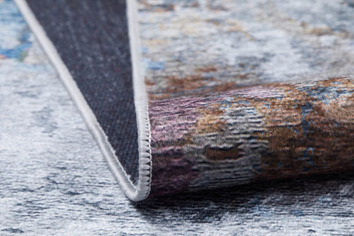 Modern Area Rug – Kaluga Grey Digital Print Non Slip Carpet for Living Room