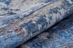 Modern Area Rug – Blue Digital Print Carpet | Antibacterial, Non Slip, Dust Free