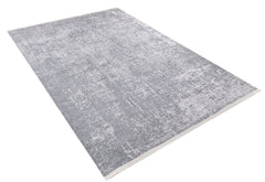 Modern Area Rug | Grey Digital Print Non Slip Washable Carpet For Living Room