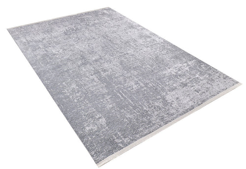 Modern Area Rug | Grey Digital Print Non Slip Washable Carpet For Living Room
