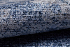 Modern Digital Area Rug - Blue Non Slip Carpet with Antibacterial Benefits