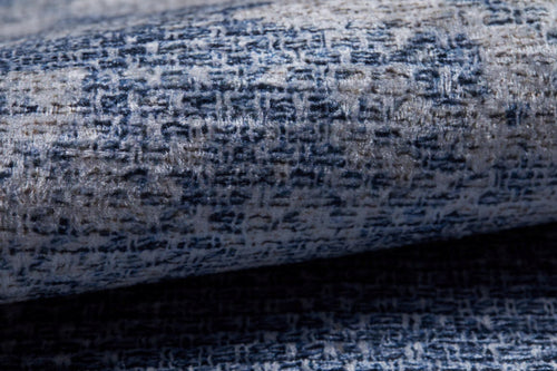 Modern Digital Area Rug - Blue Non Slip Carpet with Antibacterial Benefits