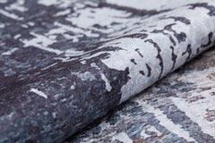 Modern Digital Area Rug – Contemporary Brown Carpet For Home Decor, Non Slip & Allergy Friendly