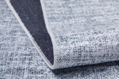 Modern Area Rug – Grey Digital Print Rug | Non Slip, Antibacterial Carpet