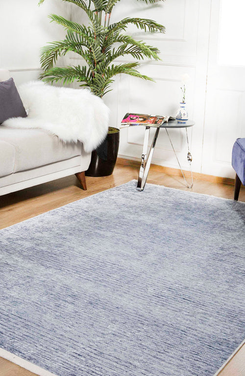 Modern Digital Print Rug - Buguruslan Grey Area Rug Non Slip Antibacterial Carpet