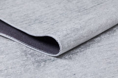 Modern Digital Print Rug - Buguruslan Grey Area Rug Non Slip Antibacterial Carpet