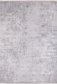Sayanogorsk Grey Modern Digital Print Area Rug