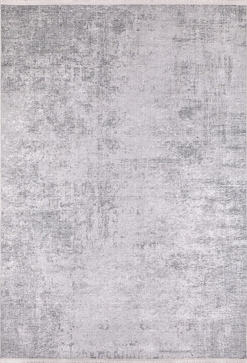 Sayanogorsk Grey Modern Digital Print Area Rug