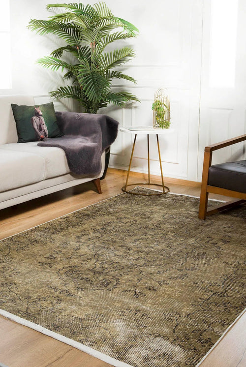 Classic Area Rug – Digital Print Green Carpet | Antibacterial Non Slip Washable Rug