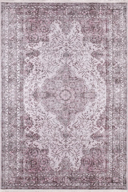 Classic Area Rug – Beige Digital Print Rug with Non Slip, Antibacterial Carpet