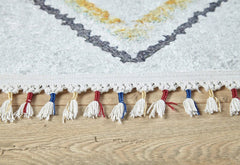 Kozuchow Red Geometric Digital Print Area Rug