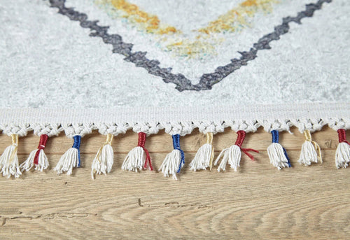 Kozuchow Red Geometric Digital Print Area Rug