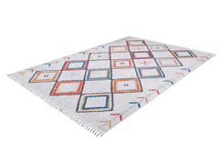 Kozuchow Red Geometric Digital Print Area Rug