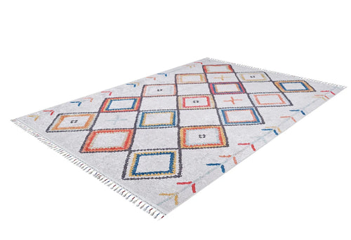 Kozuchow Red Geometric Digital Print Area Rug