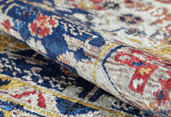 Red Area Rug - Classic Digital Print Carpet | Non Slip, Antibacterial, Washable Floor Covering